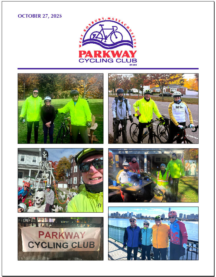 Parkway Cycling Club Parkway Cycling Club, West Roxbury, Massachusetts