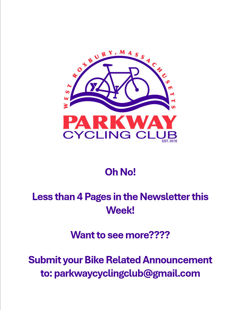 Parkway Cycling Club Parkway Cycling Club, West Roxbury, Massachusetts