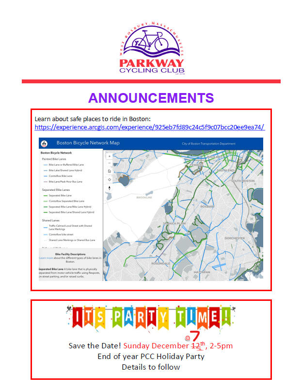 Parkway Cycling Club, West Roxbury, Massachusetts